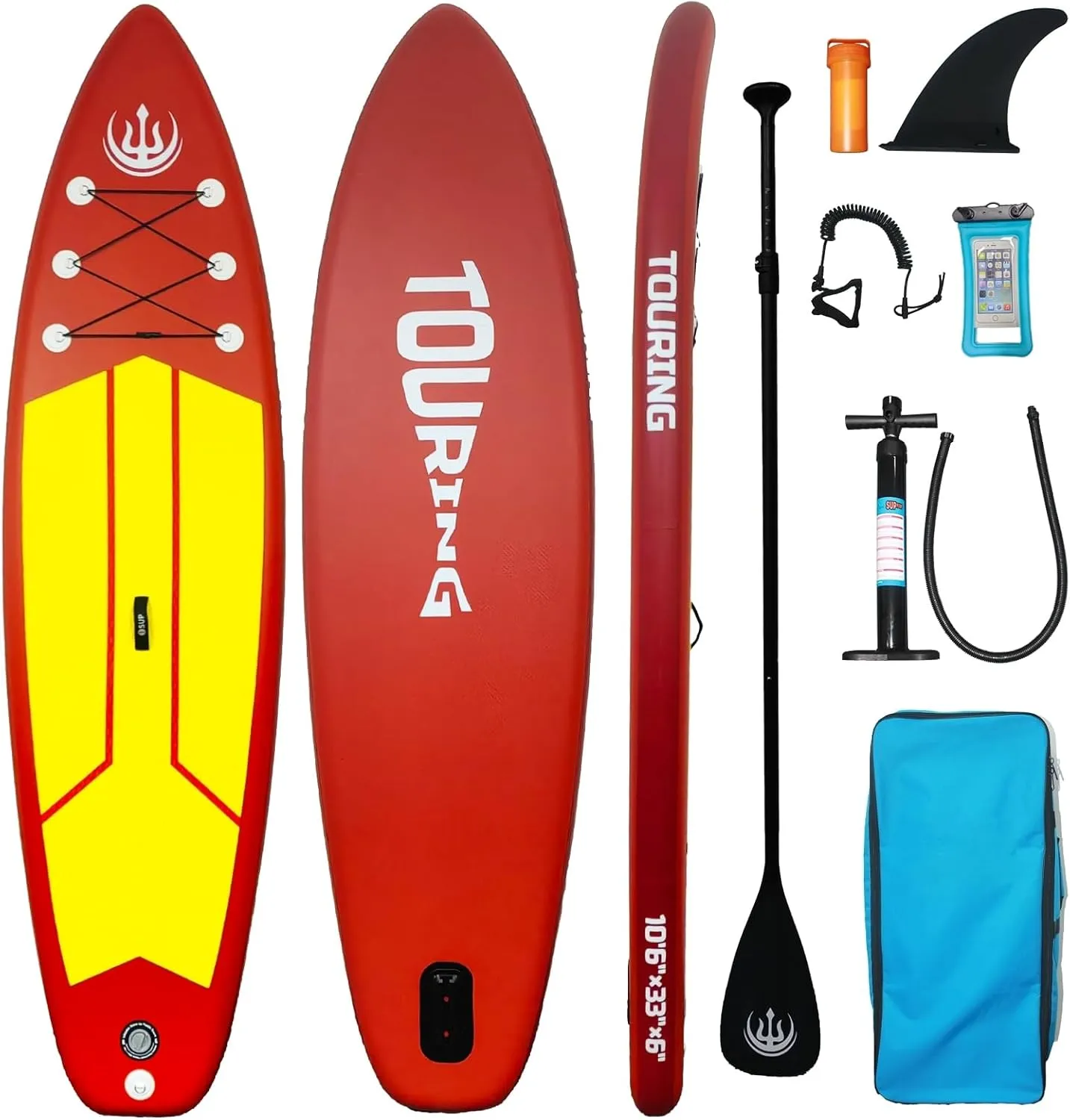 10'6'' Inflatable Stand Up Paddle Board,330 LBs, Non-Slip Deck Design, Premium Accessories & Backpack, Wide Stance, Multifunctional Paddle Boards for Adults,Youth