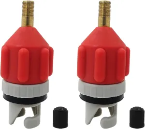 2 Pcs IInflatable Stand Up Paddleboard (SUP) Pump Adapter for Most Inflatable Devices, for Pulp Board, Canoe, Rubber Boat, Assault Boat, Inflatable Pool, Floating Row, Inflatable Bed