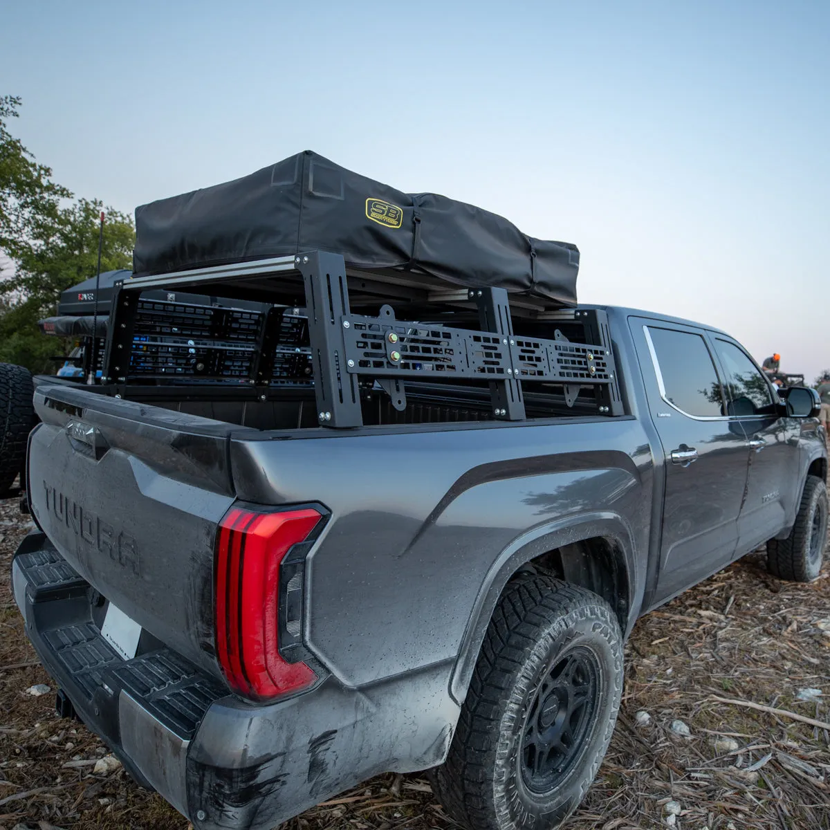 CALI RAISED LED Overland Bed Rack Fits 2022  TOYOTA TUNDRA