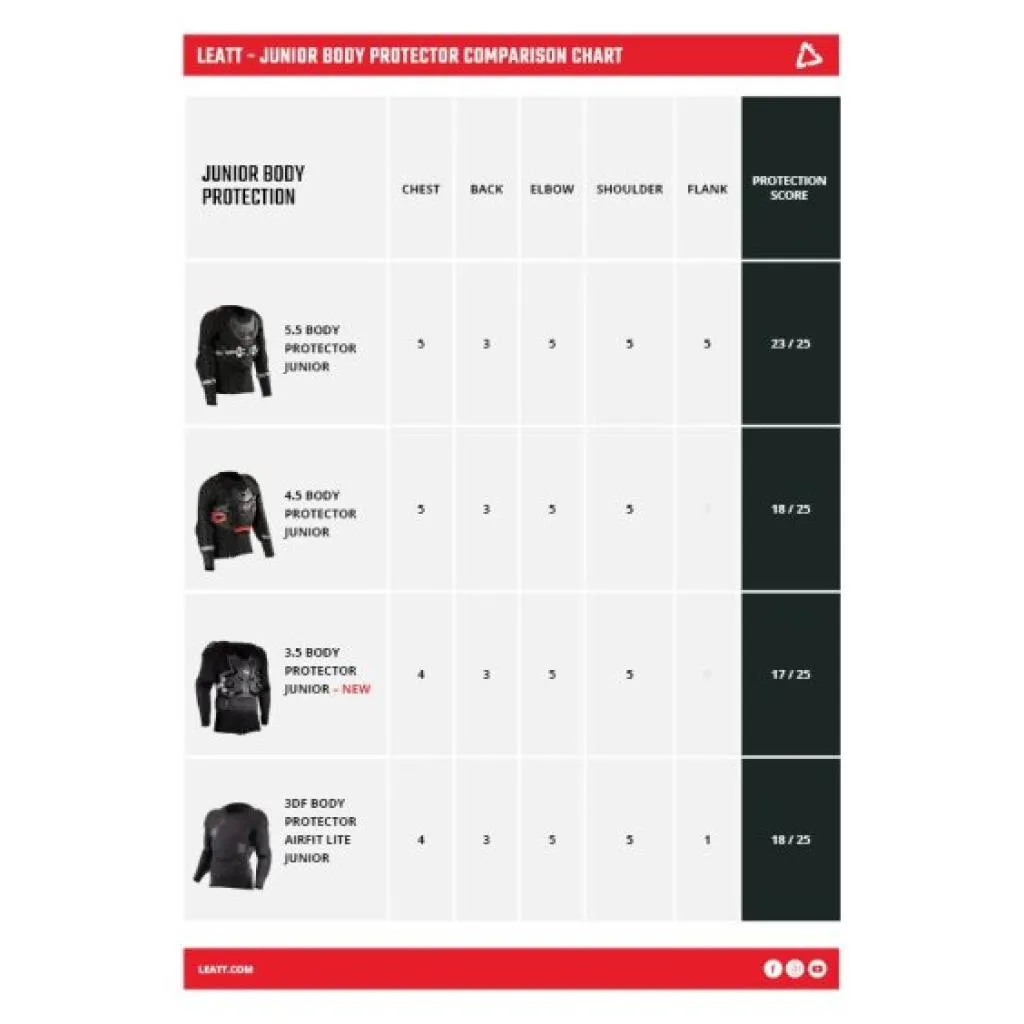 Leatt 3Df Airfit Lite Evo Junior Body Protector V24