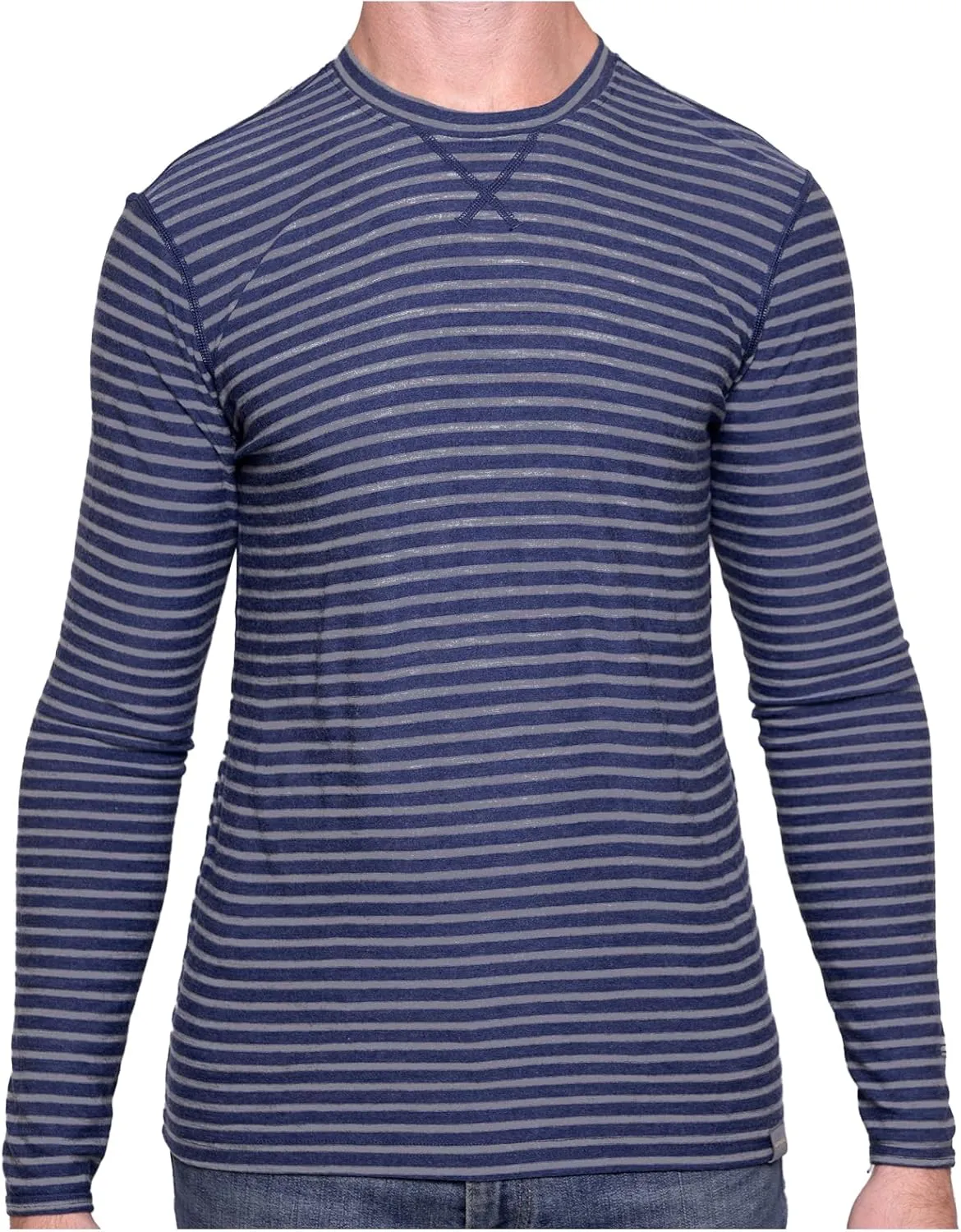 MERIWOOL Mens 100% Merino Wool Base Layer Lightweight Long Sleeve Thermal Shirt