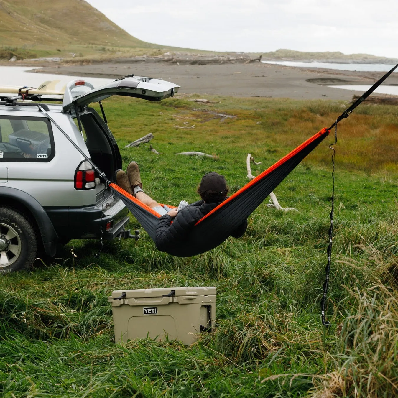 ORANGE & GREY TRAVEL HAMMOCK