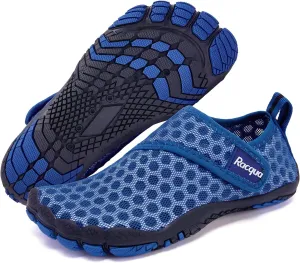 Racqua Boy's Girl's Kids Toddler Water Shoes Quick Dry Barefoot Lightweight Pool Swim Beach Sport Aqua Shoes(Toddler/Little Kid/Big Kid)
