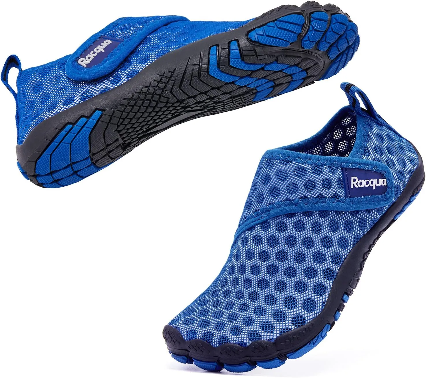 Racqua Boy's Girl's Kids Toddler Water Shoes Quick Dry Barefoot Lightweight Pool Swim Beach Sport Aqua Shoes(Toddler/Little Kid/Big Kid)