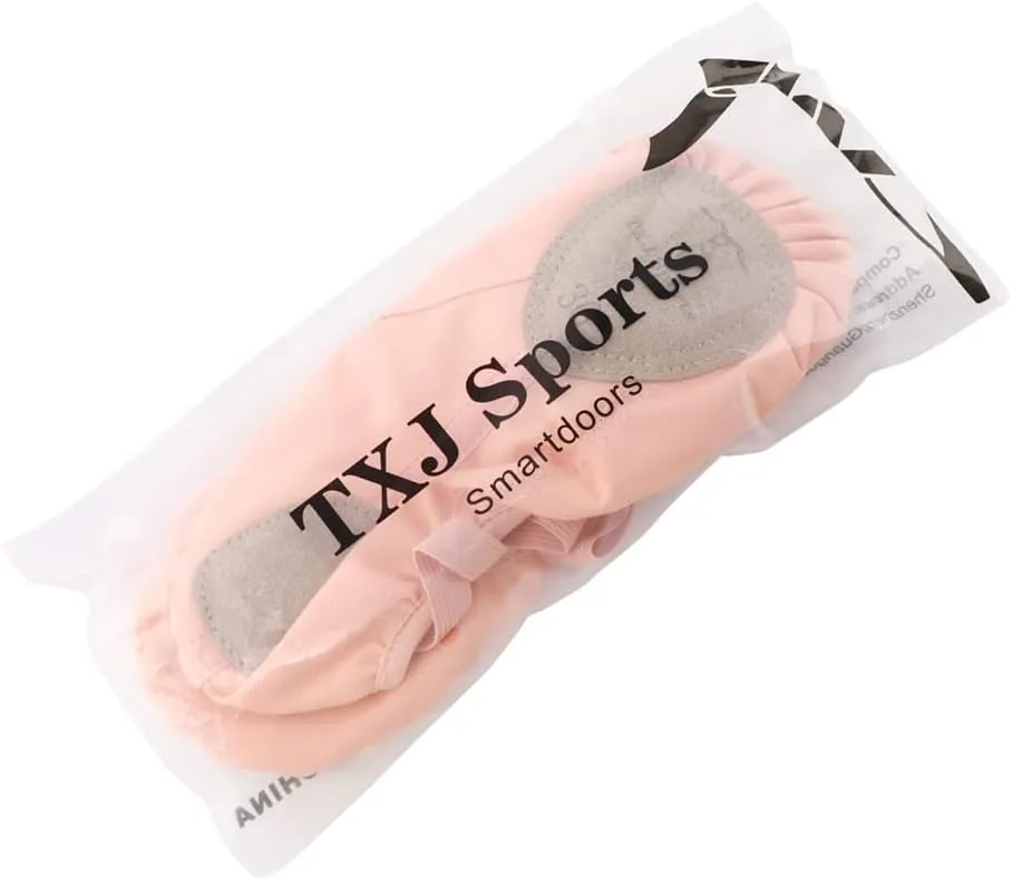 TXJ Sports Ballet Shoes for Women Girls, Women's Ballet Slipper Canvas Dance Shoes Split Sole Yoga Dance Flats